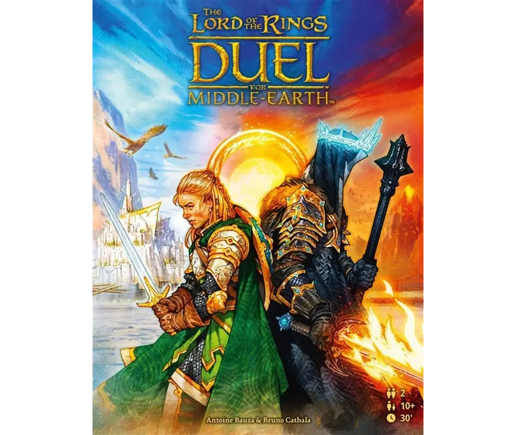 Boîte du jeu de société Duel pour la Terre du Milieu
