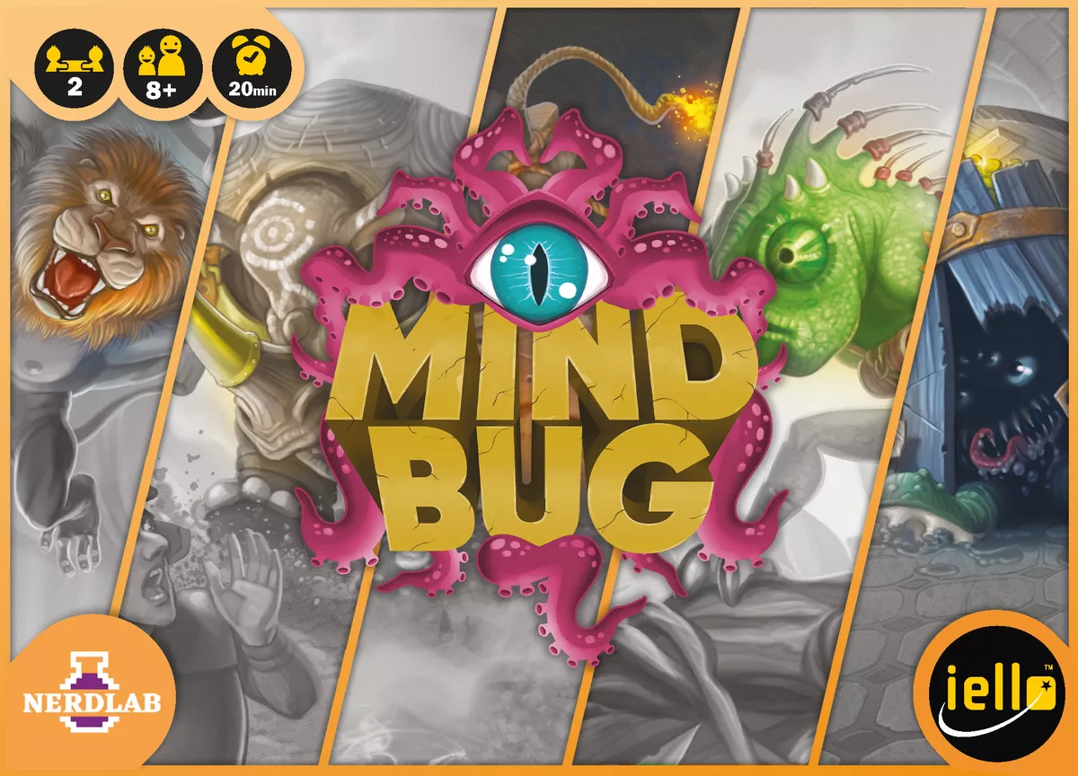 Boîte du jeu Mindbug – jeu de société pour 2 joueurs