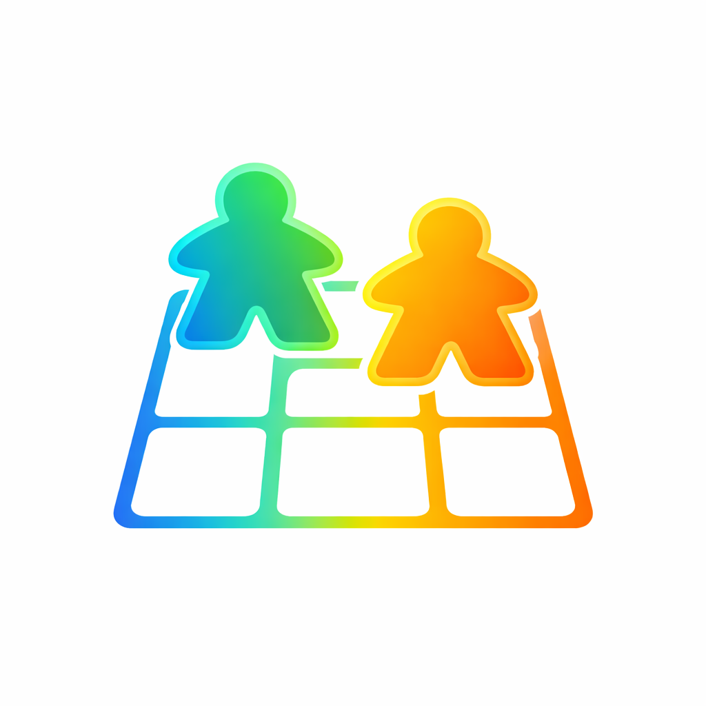 Logo de la catégorie “Plateau” – jeux avec du matériel à manipuler pour une expérience immersive.