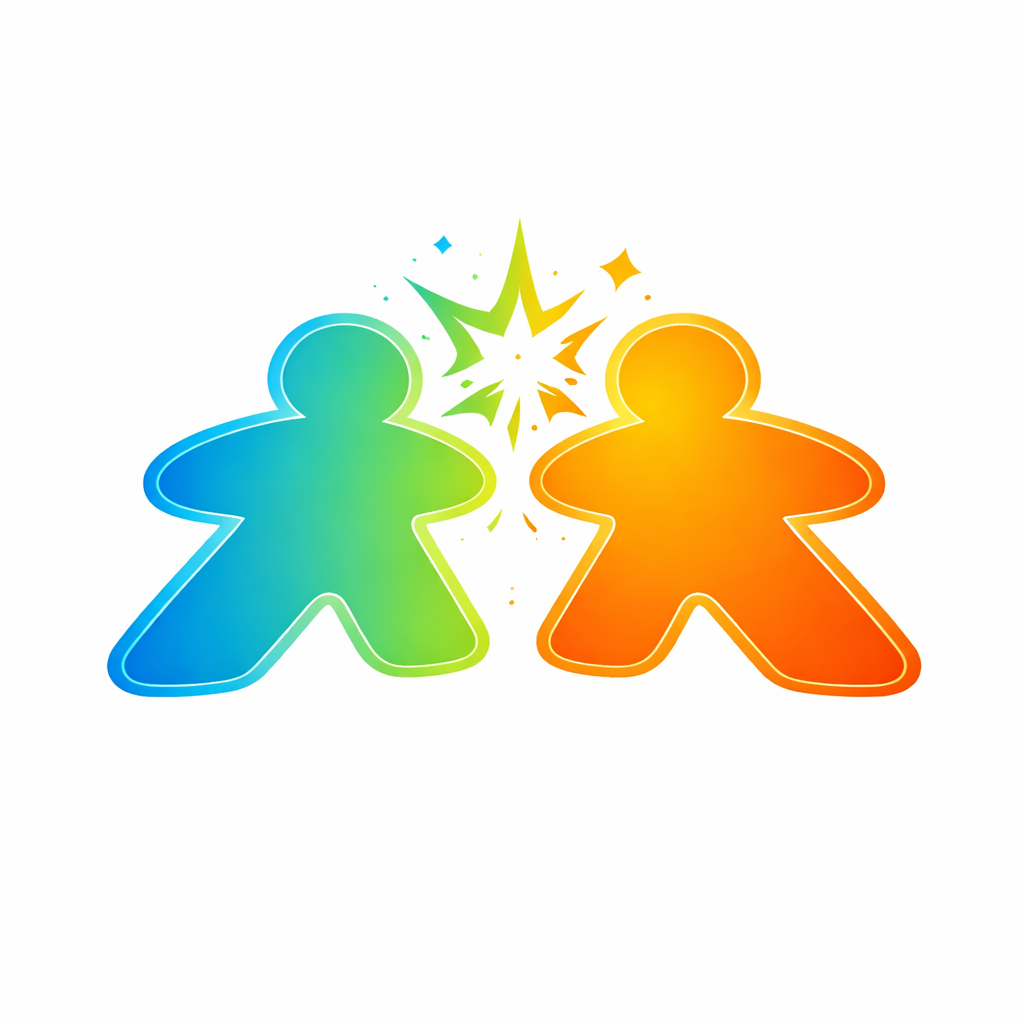 Logo de la catégorie “Duel & Affrontement” – jeux de confrontation directe et tension stratégique.