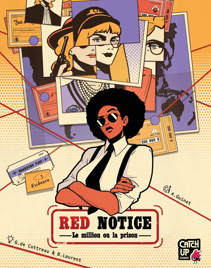 Boîte de Red Notice : le million ou la prison, jeu de duel pour deux joueurs